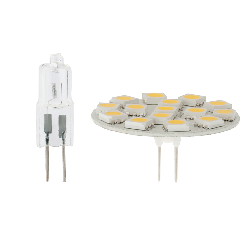 AC10-18V/DC10-30V, Back Pin T3 JC G4 LED Bulb, 3 Watts, 30W Equivalent, 5-Pack AC10-18V/DC10-30V, Back Pin T3 JC G4 LED Bulb, 3 Watts, 30W Equivalent, 5-Pack